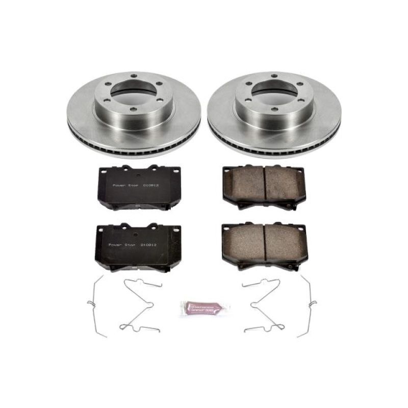 Power Stop 01-02 Toyota Sequoia Front Autospecialty Brake Kit-Brake Kits - OE-Grocery Getter Performance