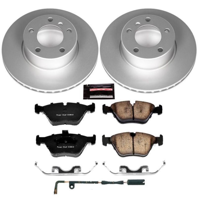 Power Stop 01-03 BMW 525i Front Z23 Evolution Sport Coated Brake Kit-Brake Kits - Performance D&S-Grocery Getter Performance