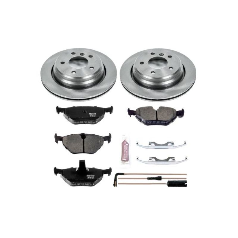 Power Stop 01-03 BMW 525i Rear Autospecialty Brake Kit-Brake Kits - OE-Grocery Getter Performance