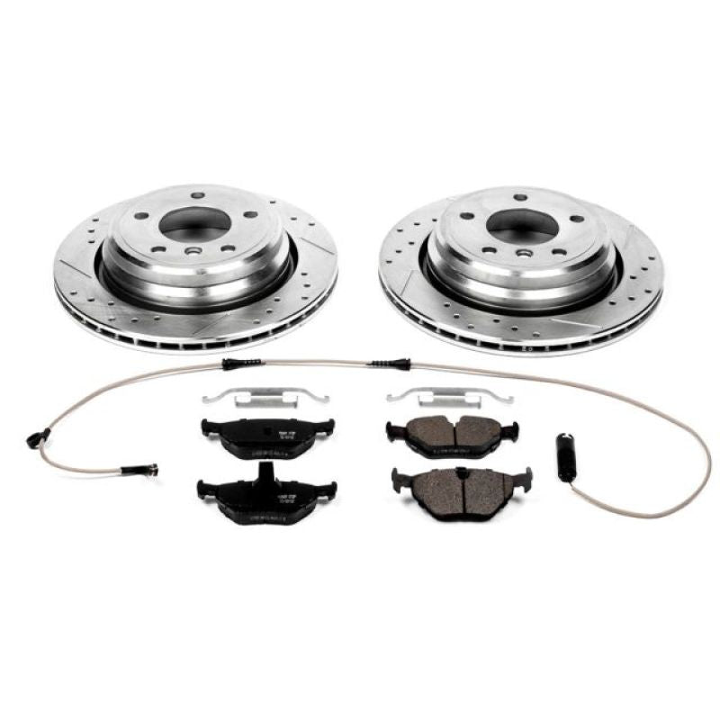Power Stop 01-03 BMW 525i Rear Z23 Evolution Sport Brake Kit-Brake Kits - Performance D&S-Grocery Getter Performance