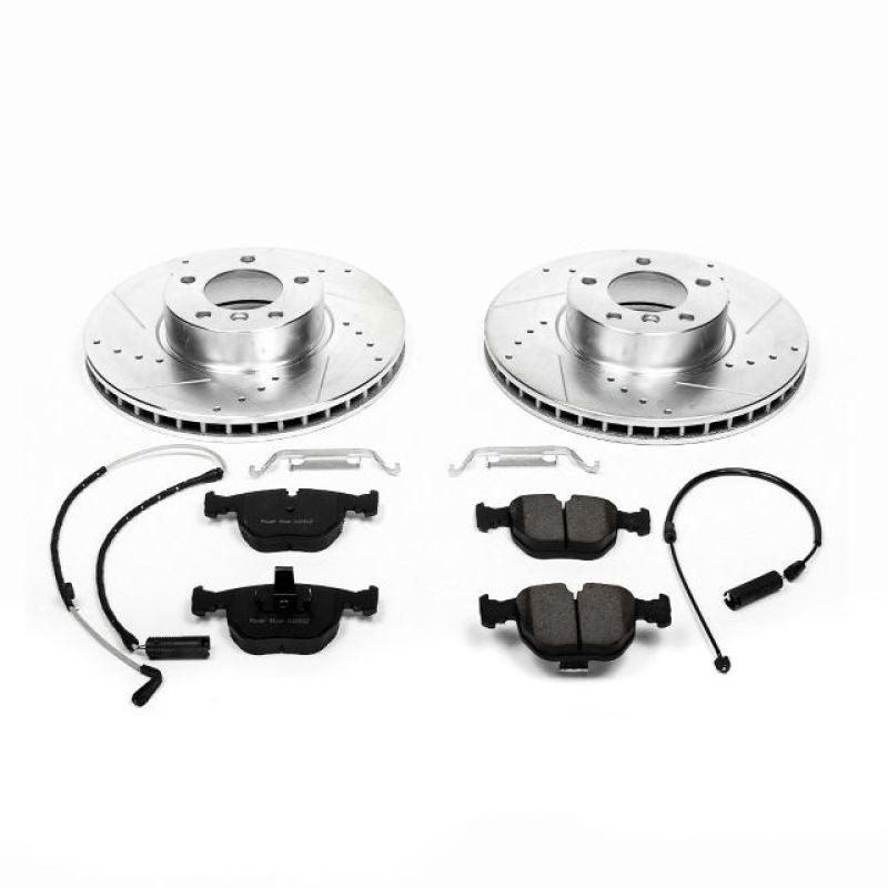Power Stop 01-03 BMW 530i Front Z23 Evolution Sport Brake Kit-Brake Kits - Performance D&S-Grocery Getter Performance