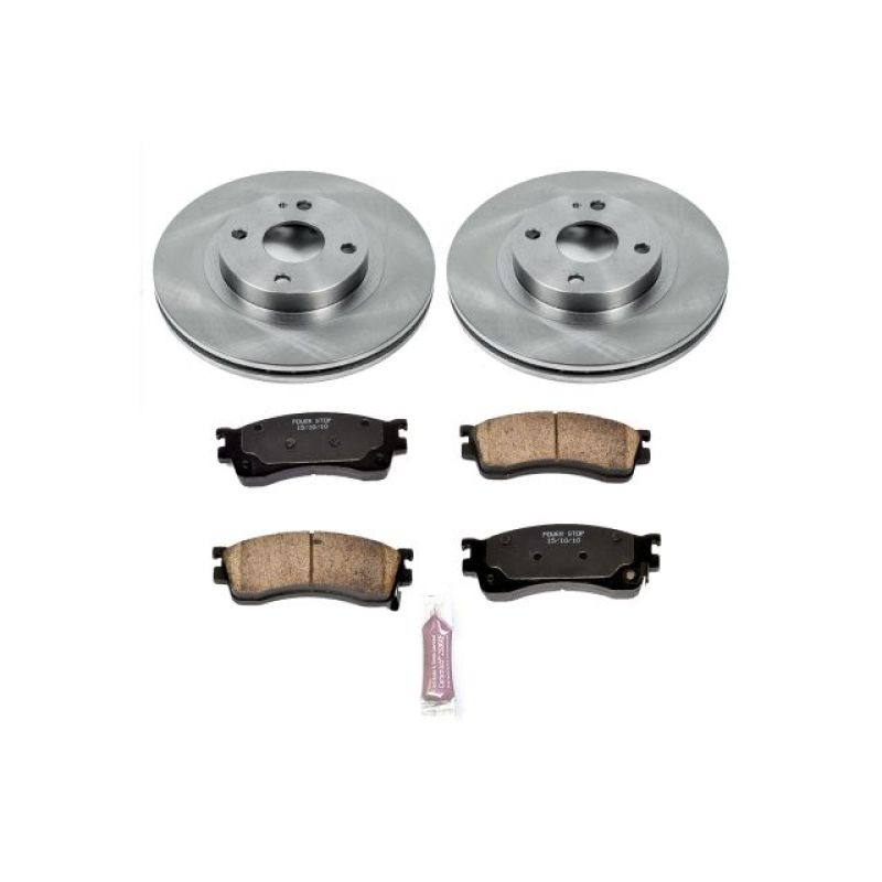 Power Stop 01-03 Mazda Protege Front Autospecialty Brake Kit-Brake Kits - OE-Grocery Getter Performance