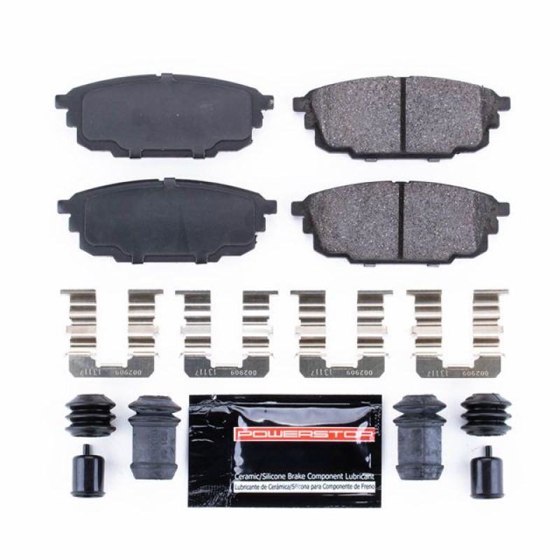 Power Stop 01-03 Mazda Protege Rear Z23 Evolution Sport Brake Pads w/Hardware-Brake Pads - Performance-Grocery Getter Performance