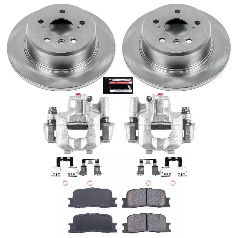 Power Stop 01-03 Toyota High Lander Rear Autospecialty Brake Kit w/Calipers-Brake Kits - OE-Grocery Getter Performance