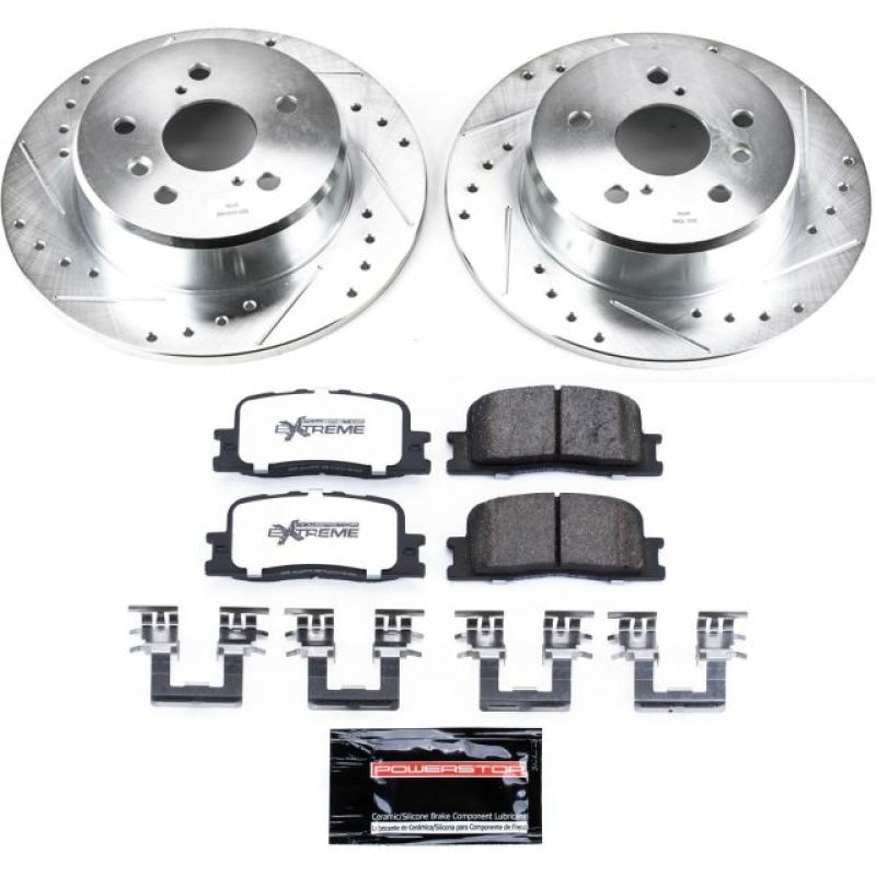 Power Stop 01-03 Toyota Highlander Rear Z36 Truck & Tow Brake Kit-Brake Kits - Performance D&S-Grocery Getter Performance