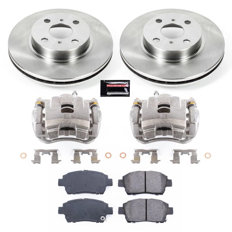 Power Stop 01-03 Toyota Prius Front Autospecialty Brake Kit w/Calipers-Brake Kits - OE-Grocery Getter Performance