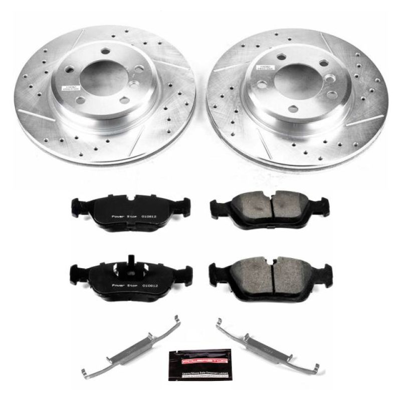 Power Stop 01-05 BMW 325xi Front Z23 Evolution Sport Brake Kit-Brake Kits - Performance D&S-Grocery Getter Performance