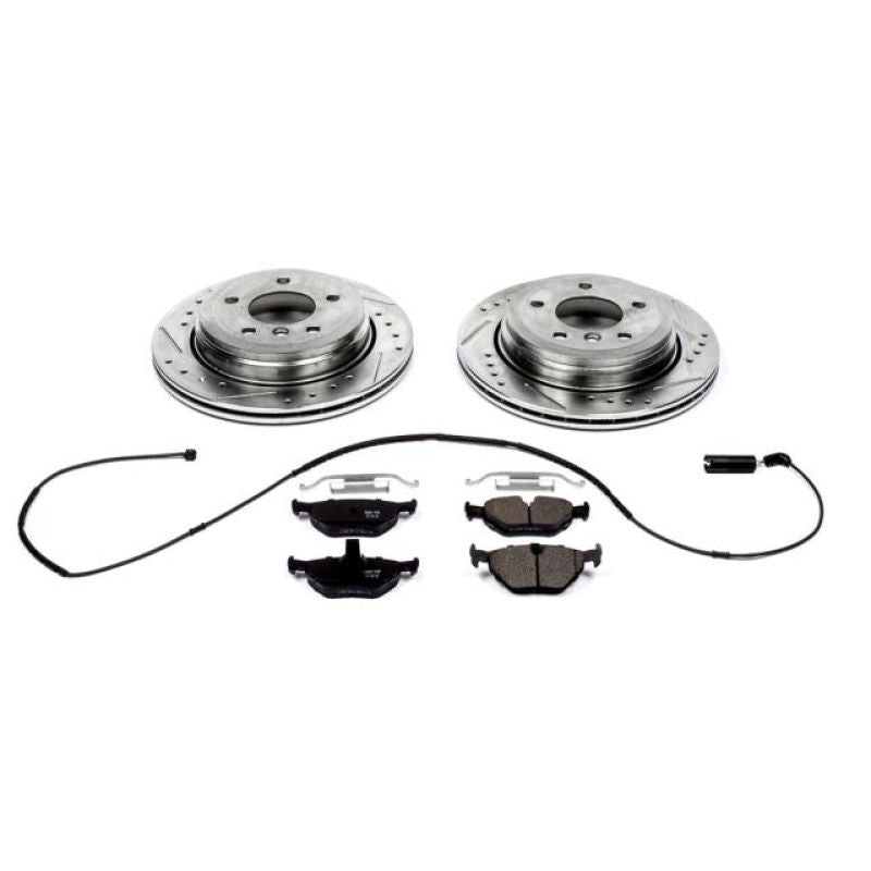 Power Stop 01-05 BMW 325xi Rear Z23 Evolution Sport Brake Kit-Brake Kits - Performance D&S-Grocery Getter Performance