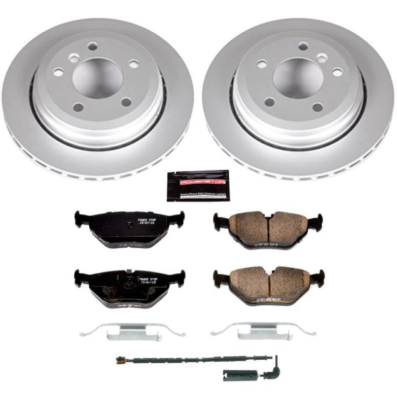 Power Stop 01-05 BMW 325xi Rear Z23 Evolution Sport Coated Brake Kit-Brake Kits - Performance D&S-Grocery Getter Performance