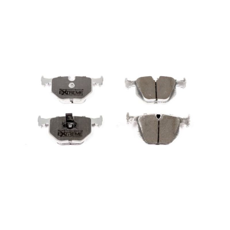 Power Stop 01-05 BMW 330Ci Rear Z26 Extreme Street Brake Pads w/Hardware-Brake Pads - Performance-Grocery Getter Performance