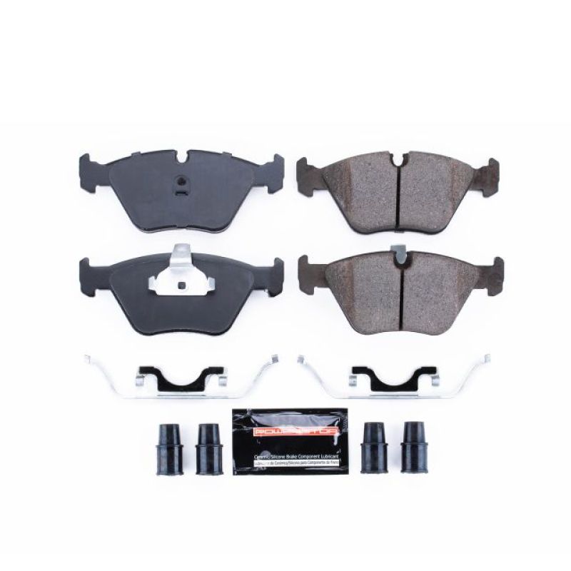 Power Stop 01-05 BMW 525i Front Z23 Evolution Sport Brake Pads w/Hardware-Brake Pads - Performance-Grocery Getter Performance