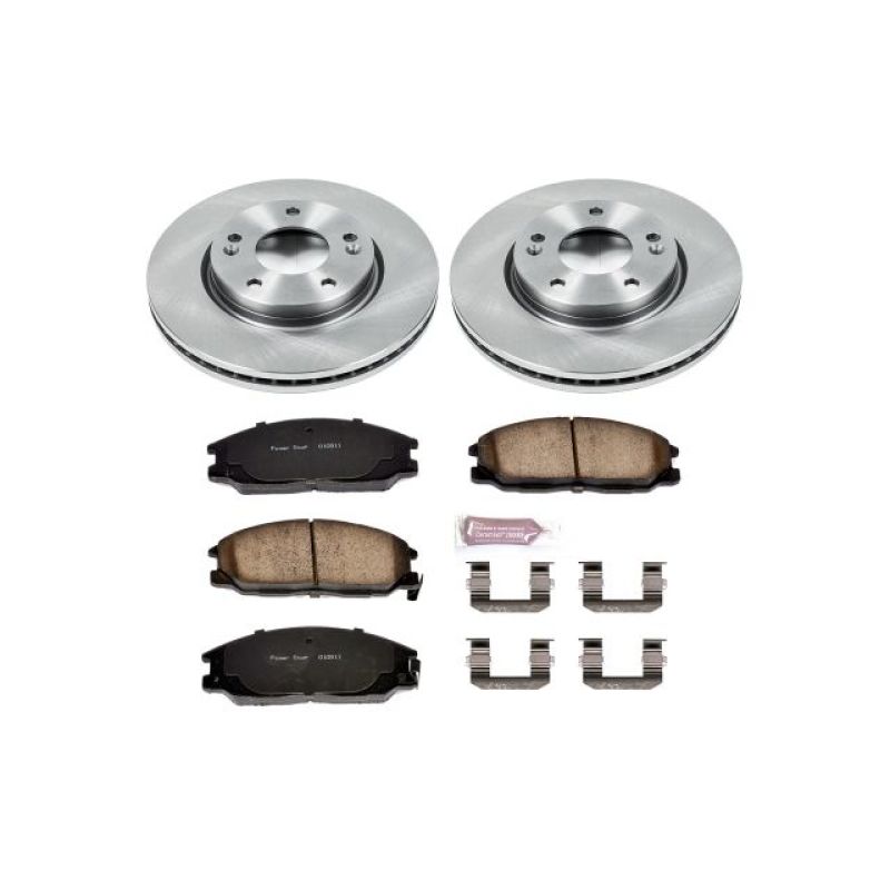 Power Stop 01-05 Hyundai Santa Fe Front Autospecialty Brake Kit-Brake Kits - OE-Grocery Getter Performance