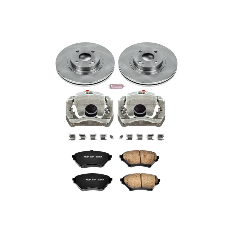 Power Stop 01-05 Mazda Miata Front Autospecialty Brake Kit w/Calipers-Brake Kits - OE-Grocery Getter Performance