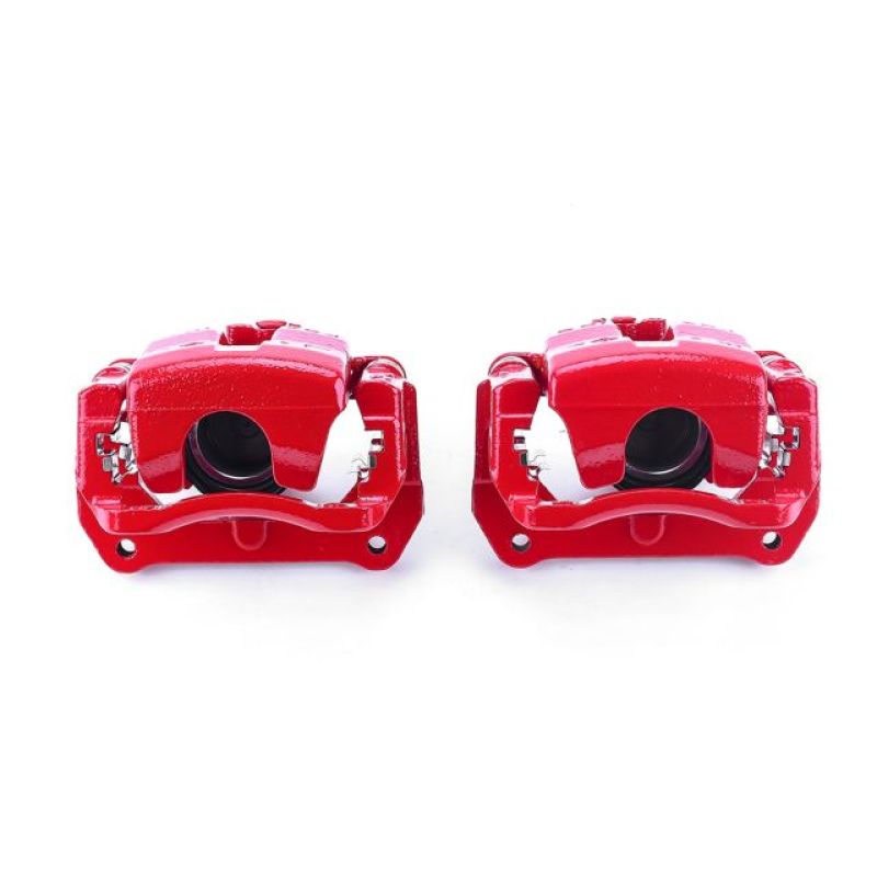 Power Stop 01-05 Mazda Miata Front Red Calipers w/Brackets - Pair-Brake Calipers - Perf-Grocery Getter Performance