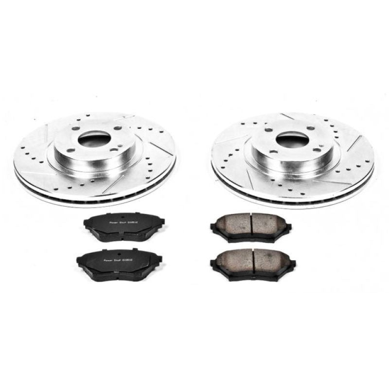 Power Stop 01-05 Mazda Miata Front Z23 Evolution Sport Brake Kit-Brake Kits - Performance D&S-Grocery Getter Performance