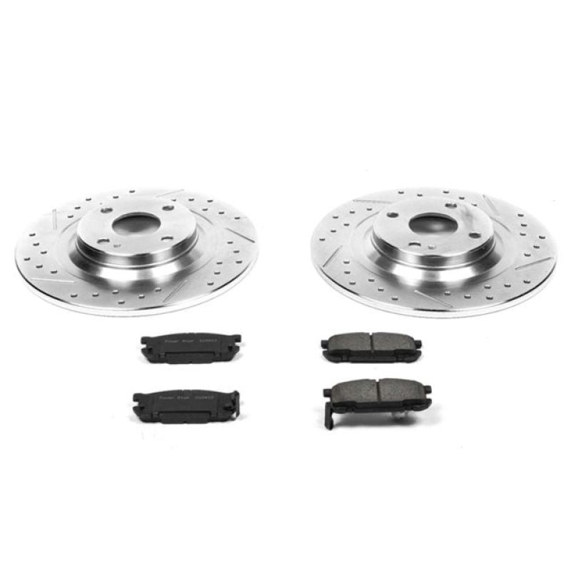 Power Stop 01-05 Mazda Miata Rear Z23 Evolution Sport Brake Kit-Brake Kits - Performance D&S-Grocery Getter Performance