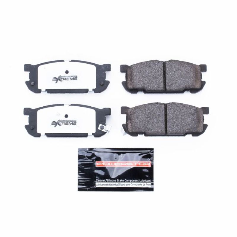 Power Stop 01-05 Mazda Miata Rear Z26 Extreme Street Brake Pads w/Hardware-Brake Pads - Performance-Grocery Getter Performance