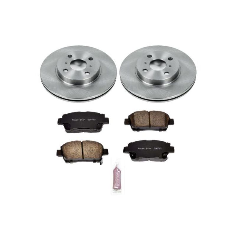 Power Stop 01-05 Toyota Echo Front Autospecialty Brake Kit-Brake Kits - OE-Grocery Getter Performance