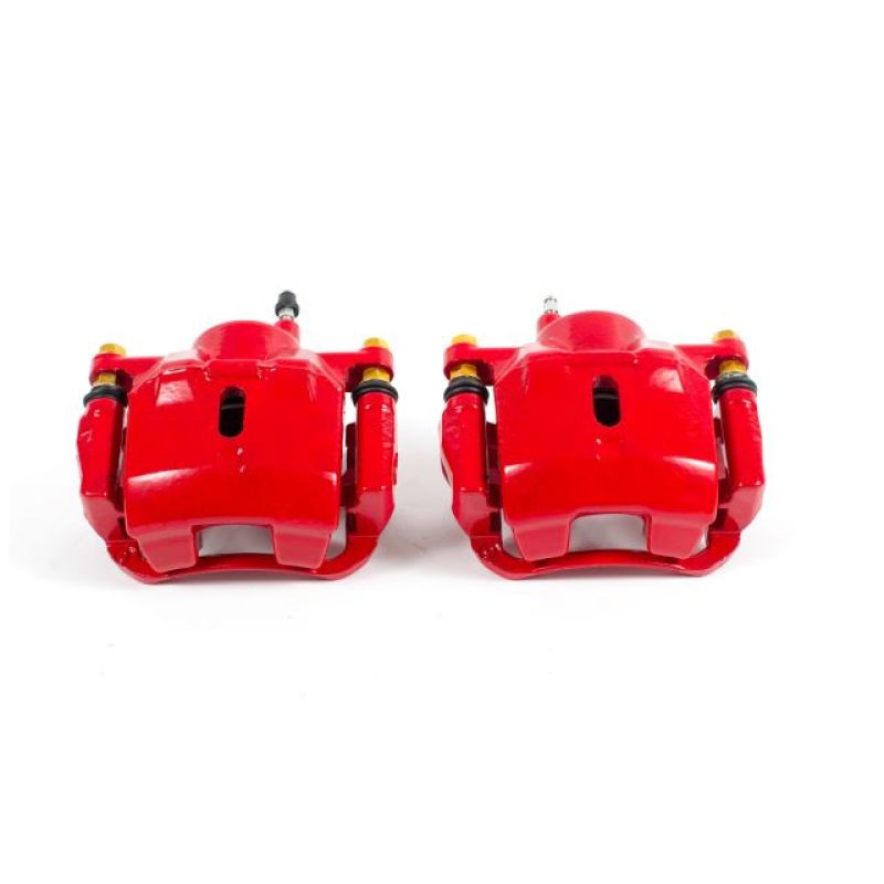 Power Stop 01-05 Toyota Echo Front Red Calipers w/Brackets - Pair-Brake Calipers - Perf-Grocery Getter Performance