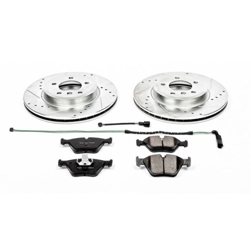Power Stop 01-06 BMW 330Ci Front Z23 Evolution Sport Brake Kit-Brake Kits - Performance D&S-Grocery Getter Performance