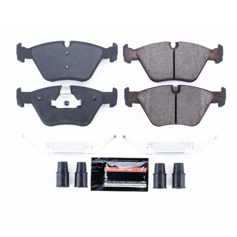 Power Stop 01-06 BMW 330Ci Front Z23 Evolution Sport Brake Pads w/Hardware-Brake Pads - Performance-Grocery Getter Performance
