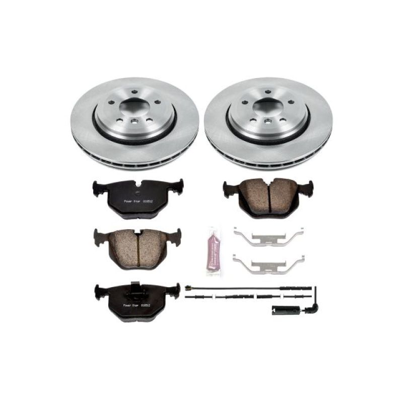 Power Stop 01-06 BMW 330Ci Rear Autospecialty Brake Kit-Brake Kits - OE-Grocery Getter Performance