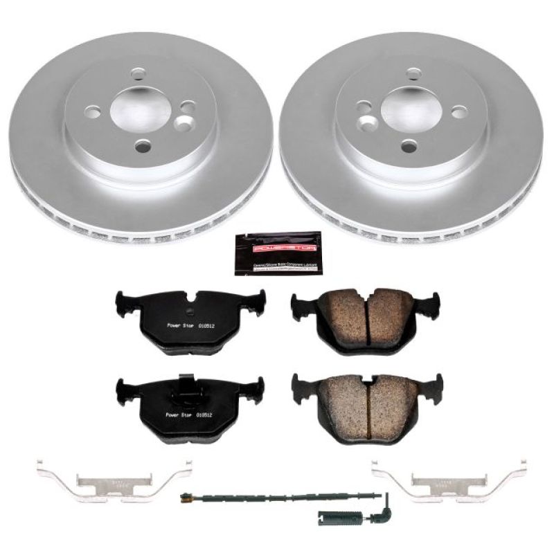 Power Stop 01-06 BMW 330Ci Rear Z23 Evolution Sport Coated Brake Kit-Brake Kits - Performance D&S-Grocery Getter Performance