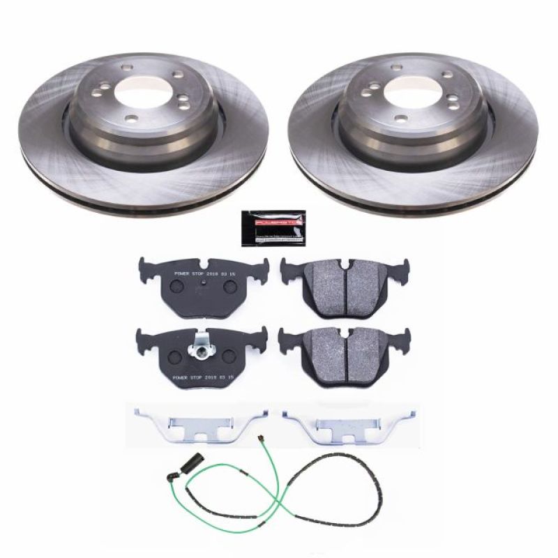 Power Stop 01-06 BMW M3 Rear Track Day SPEC Brake Kit-Brake Kits - Performance Blank-Grocery Getter Performance