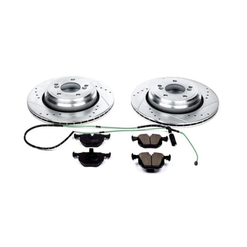 Power Stop 01-06 BMW M3 Rear Z23 Evolution Sport Brake Kit-Brake Kits - Performance D&S-Grocery Getter Performance