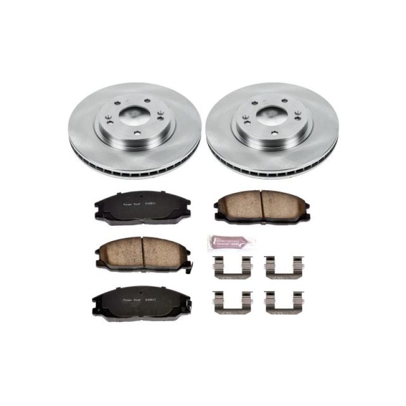 Power Stop 01-06 Hyundai Santa Fe Front Autospecialty Brake Kit-Brake Kits - OE-Grocery Getter Performance
