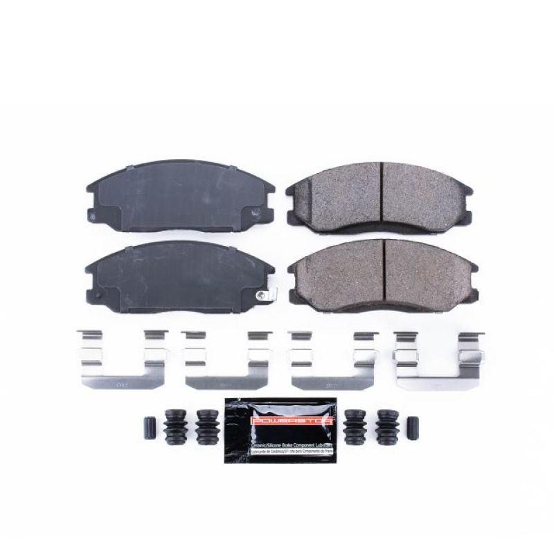 Power Stop 01-06 Hyundai Santa Fe Front Z23 Evolution Sport Brake Pads w/Hardware-Brake Pads - Performance-Grocery Getter Performance