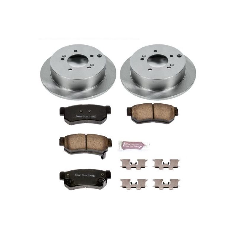 Power Stop 01-06 Hyundai Santa Fe Rear Autospecialty Brake Kit-Brake Kits - OE-Grocery Getter Performance