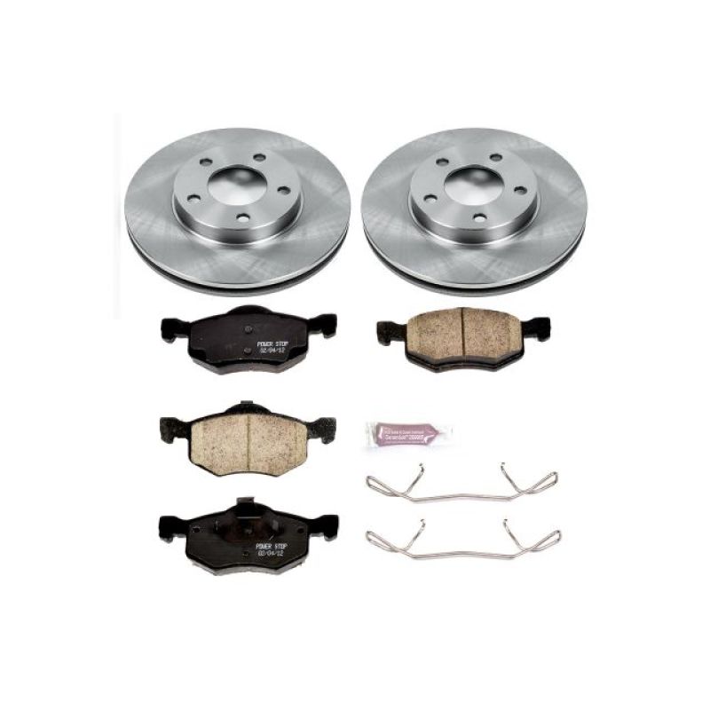 Power Stop 01-07 Ford Escape Front Autospecialty Brake Kit-Brake Kits - OE-Grocery Getter Performance