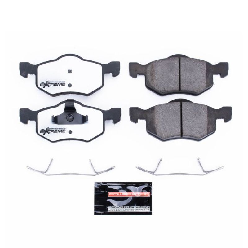 Power Stop 01-07 Ford Escape Front Z36 Truck & Tow Brake Pads w/Hardware-Brake Pads - Performance-Grocery Getter Performance