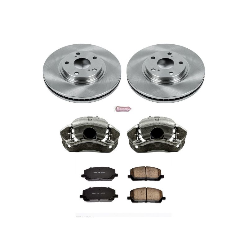 Power Stop 01-07 Toyota High Lander Front Autospecialty Brake Kit w/Calipers-Brake Kits - OE-Grocery Getter Performance