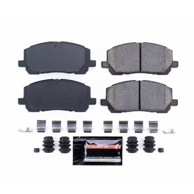 Power Stop 01-07 Toyota Highlander Front Z23 Evolution Sport Brake Pads w/Hardware-Brake Pads - Performance-Grocery Getter Performance