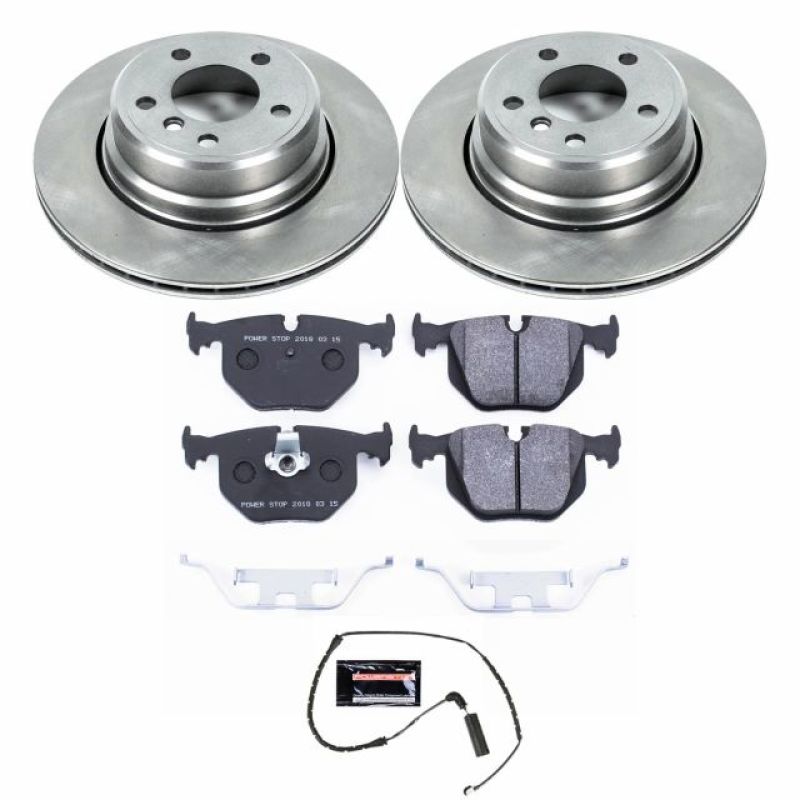 Power Stop 02-06 BMW X5 Rear Track Day SPEC Brake Kit-Brake Kits - Performance Blank-Grocery Getter Performance