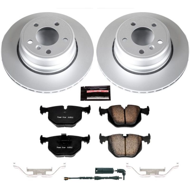 Power Stop 02-06 BMW X5 Rear Z23 Evolution Sport Coated Brake Kit-Brake Kits - Performance D&S-Grocery Getter Performance
