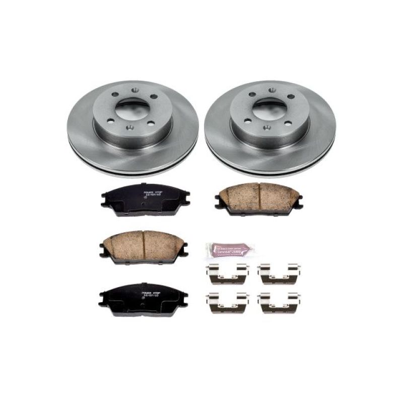 Power Stop 03-05 Hyundai Accent Front Autospecialty Brake Kit-Brake Kits - OE-Grocery Getter Performance