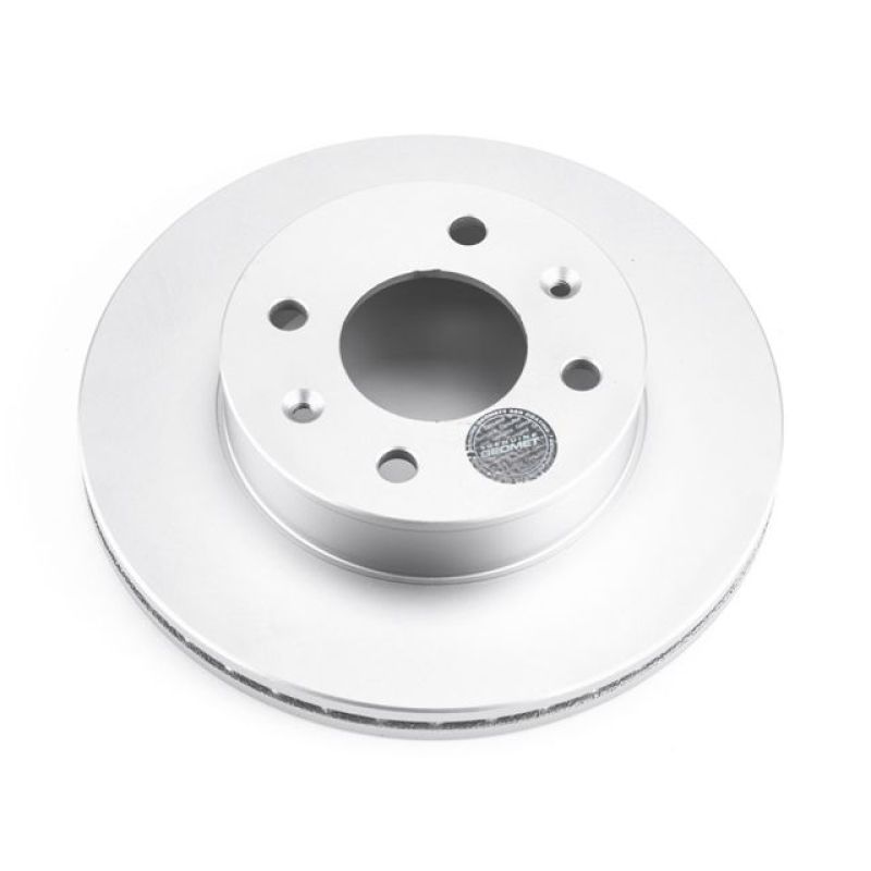 Power Stop 03-05 Hyundai Accent Front Evolution Geomet Coated Rotor-Brake Rotors - OE - Cryo-Grocery Getter Performance