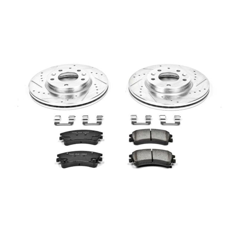 Power Stop 03-05 Mazda 6 Front Z23 Evolution Sport Brake Kit-Brake Kits - Performance D&S-Grocery Getter Performance