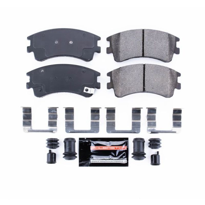 Power Stop 03-05 Mazda 6 Front Z23 Evolution Sport Brake Pads w/Hardware-Brake Pads - Performance-Grocery Getter Performance