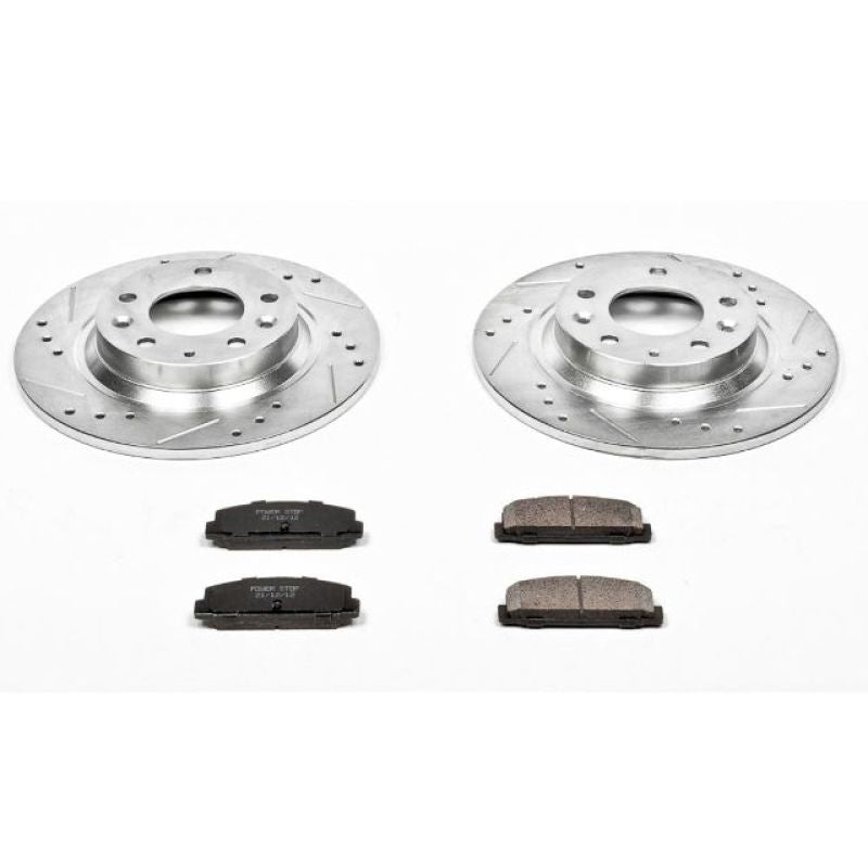 Power Stop 03-05 Mazda 6 Rear Z23 Evolution Sport Brake Kit-Brake Kits - Performance D&S-Grocery Getter Performance
