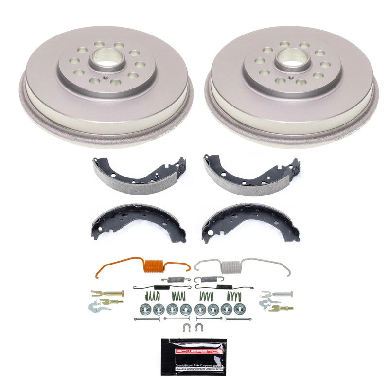 Power Stop 03-06 Pontiac Vibe Rear Autospecialty Drum Kit-Brake Drums-Grocery Getter Performance