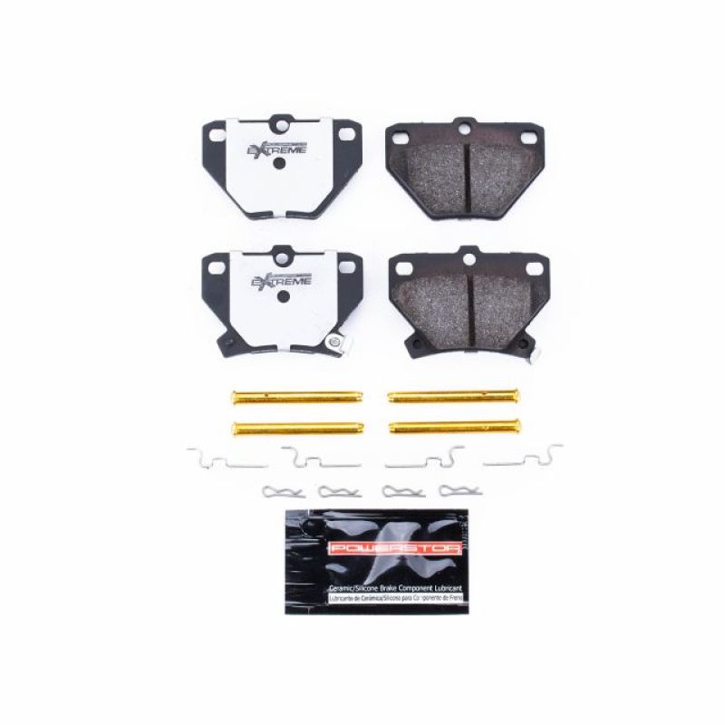 Power Stop 03-06 Pontiac Vibe Rear Z26 Extreme Street Brake Pads w/Hardware-Brake Pads - Performance-Grocery Getter Performance