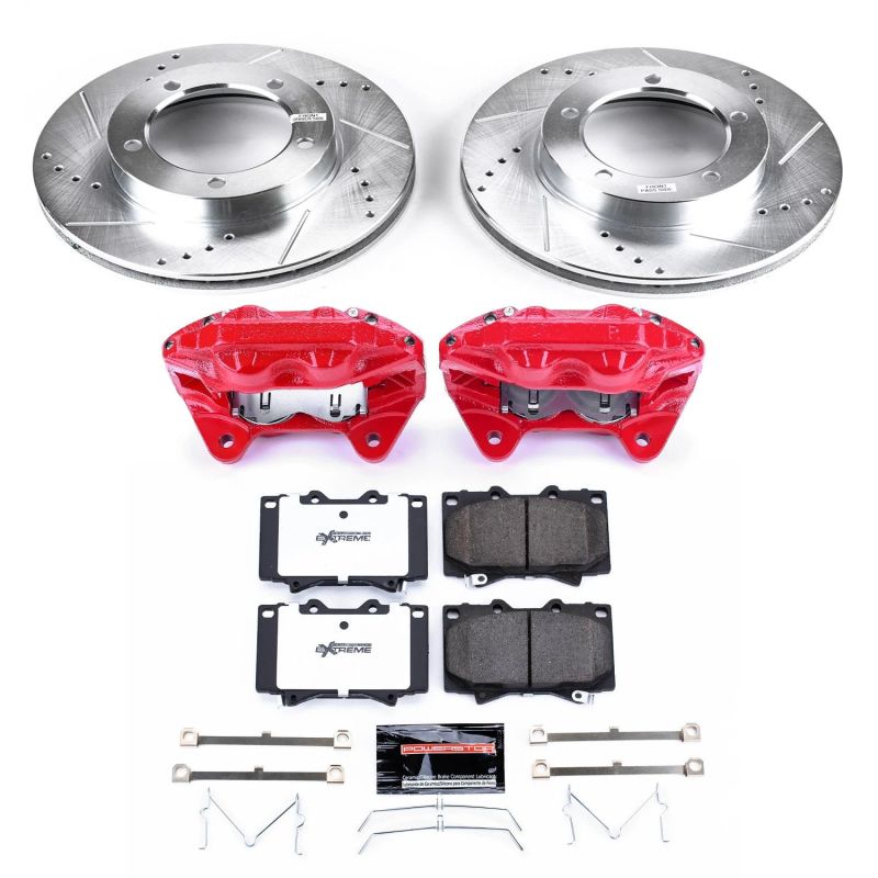 Power Stop 03-07 Toyota L& Cruiser Front Z36 Truck & Tow Kit w/Cals-Brake Calipers - Perf-Grocery Getter Performance