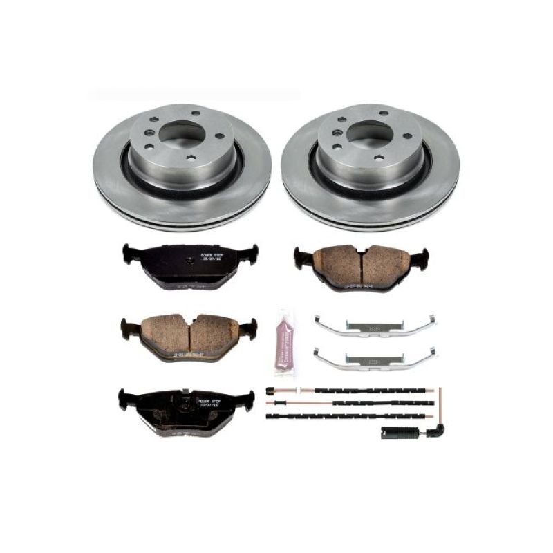 Power Stop 03-08 BMW Z4 Rear Autospecialty Brake Kit-Brake Kits - OE-Grocery Getter Performance