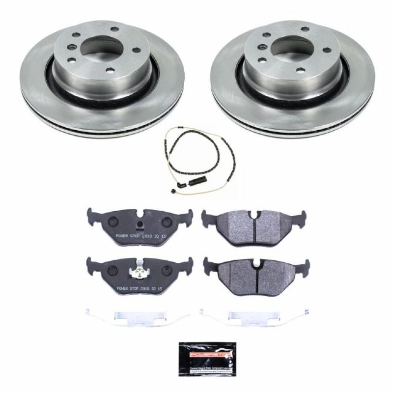 Power Stop 03-08 BMW Z4 Rear Track Day Brake Kit-Brake Kits - Performance Blank-Grocery Getter Performance