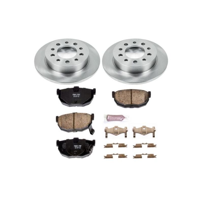 Power Stop 03-08 Hyundai Tiburon Rear Autospecialty Brake Kit-Brake Kits - OE-Grocery Getter Performance