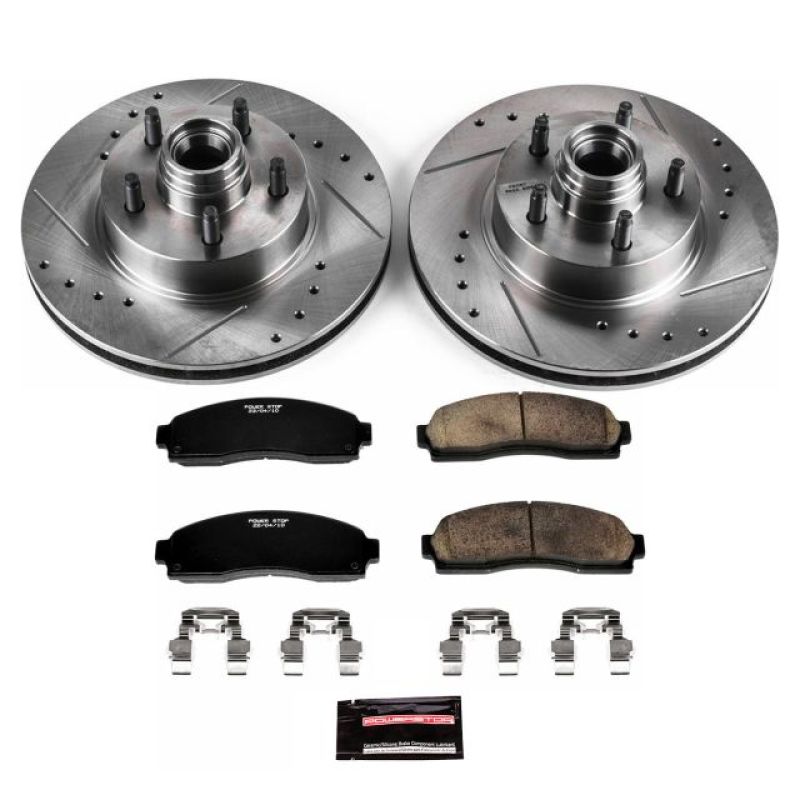 Power Stop 03-09 Ford Ranger Front Z23 Evolution Sport Brake Kit-Brake Kits - Performance D&S-Grocery Getter Performance